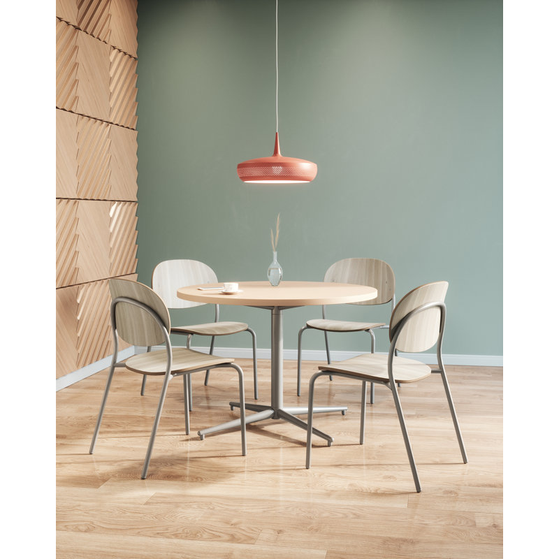 Fauteuil Tioga, Châtaignier foncé, Noir
