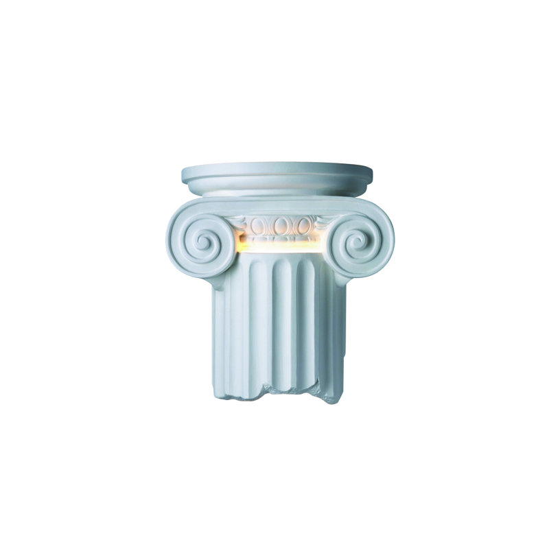 Cainhoe Ceramic Flush Mounted Sconce, LED