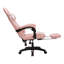 High Back Gaming Chair with Footrest