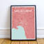 Melbourne City Map - No Frame Print-651011058