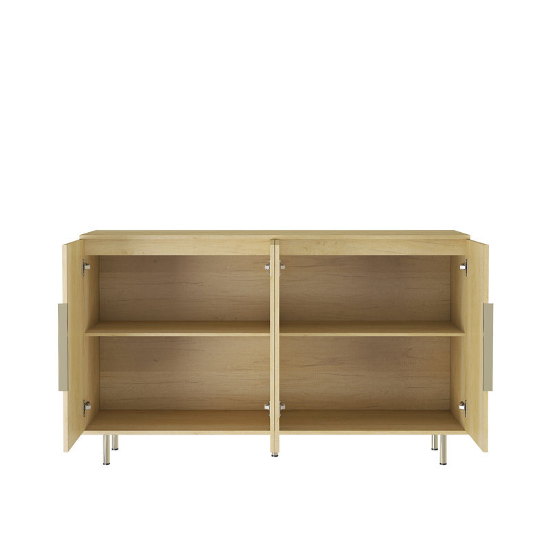 Buffet moderne en bois avec rangement