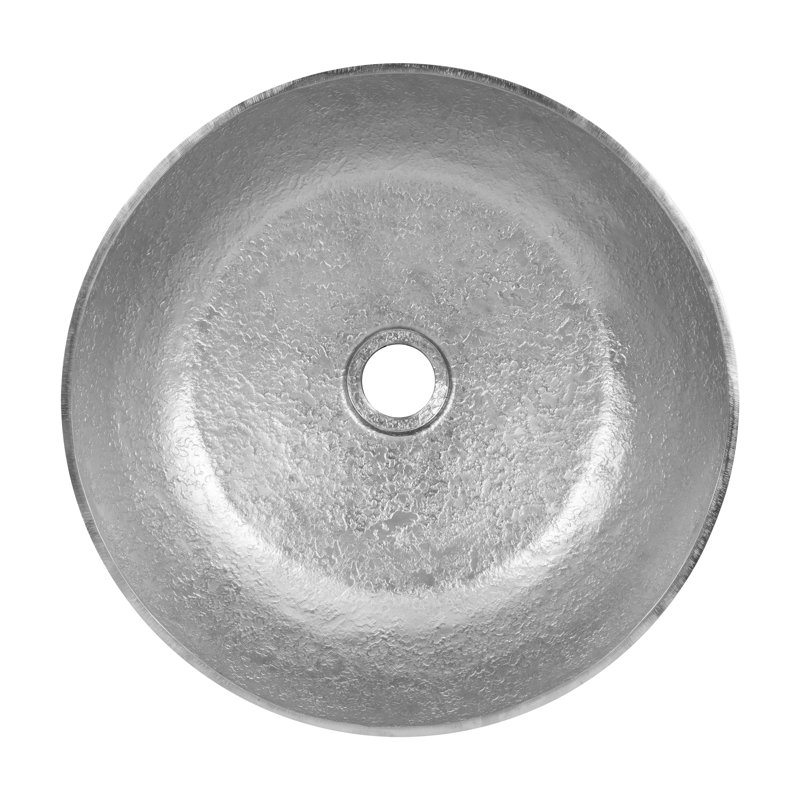 Petit lavabo en cuivre 14 po Terra, Nickel