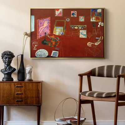 The Red Studio (L'Atelier Rouge), 1911-Henri Matisse-Framed Gallery Wrapped Canvas
