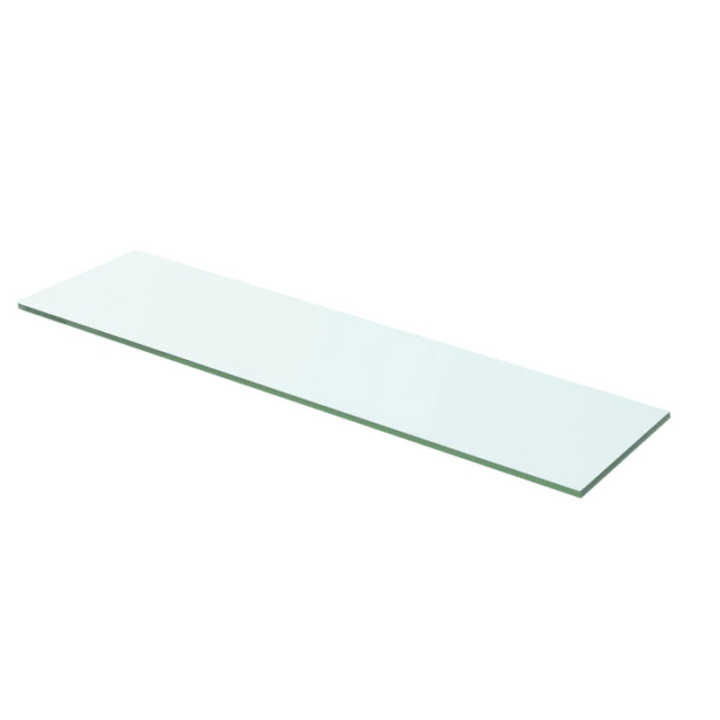 Tablette en verre, H 0,31 po x l 23,6 po x P 4,7 po
