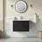 30" Wall Mounted & Floating Single Vanity with Ceramic Sink-122274427