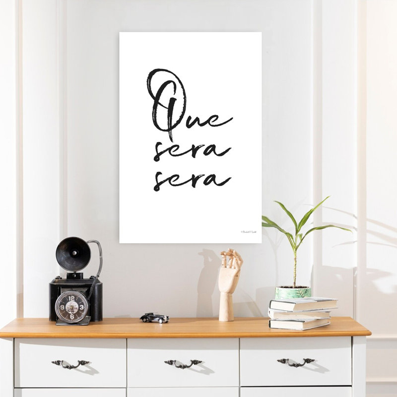 Que Sera Sera, art contemporain, H 24 po x l 16 po
