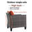 Kaniha Wicker Outdoor Lounge Chair-1849108703