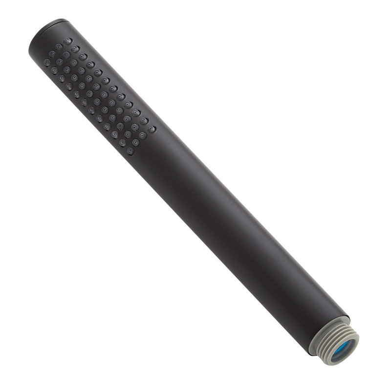1.8 GPM Contemporary Tubular Single Function Hand Shower, Matte Black