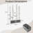 Tree Bookshelf, 7/12-Tier Wooden Bookcase Storage Shelving Unit With Folding Drawer, Freestanding Magazine Book Display Rack For Home Office Living Room (With 2 Drawers, 12-Tier)-2010358704
