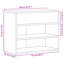 Berlon 6 Pair Shoe Storage Bench-431969731