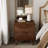 19.3" W Fluted Nightstand with 2 Drawers