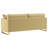 Whittier Camel 3-piece Upholstered Sofa Set