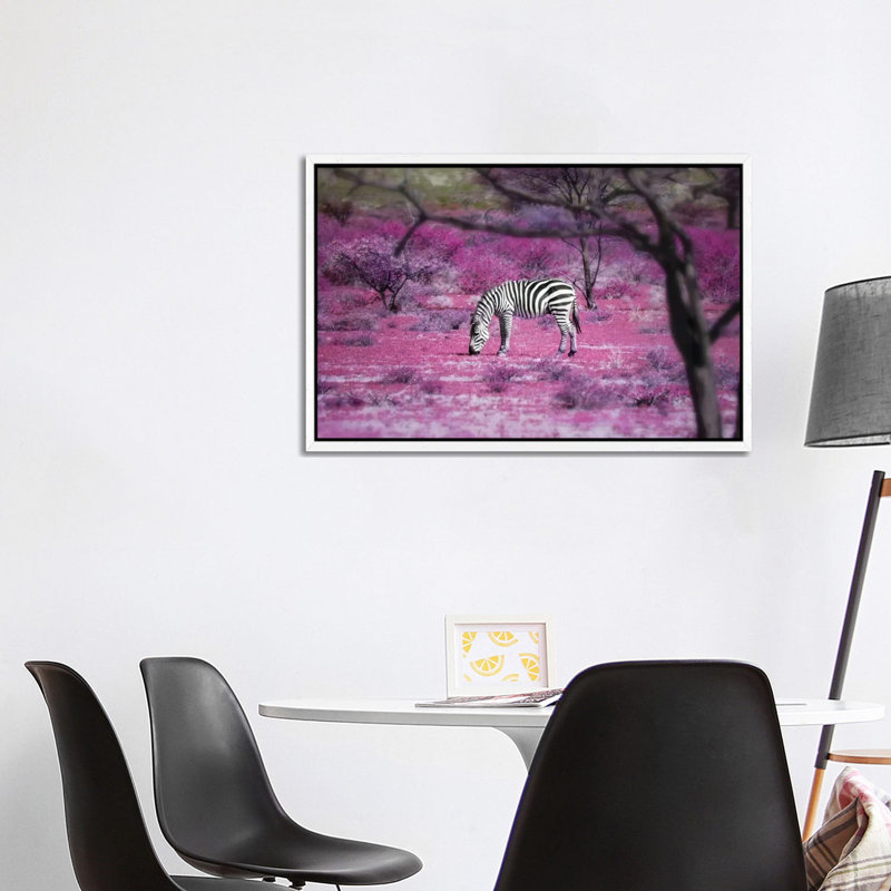 Kenya VII by Ben Heine - Print on Canvas, White Framed, 101.6 cm H x 66.04 cm W