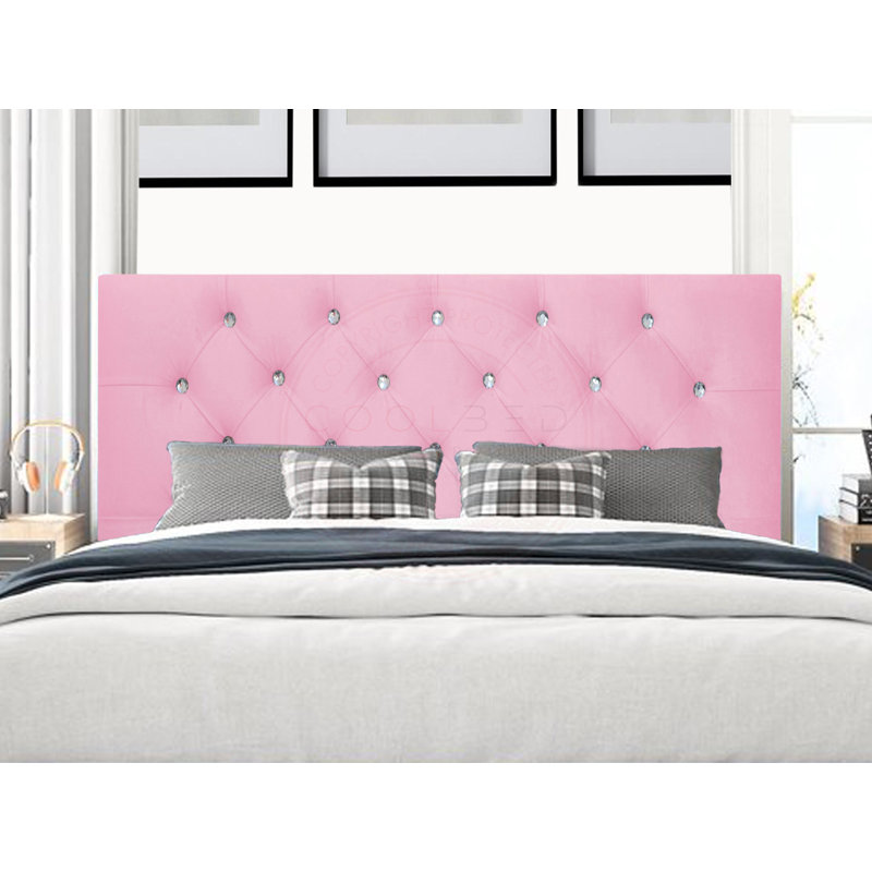 Lechlade Upholstered Headboard, Double (4'6), Yellow