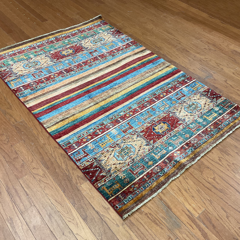 Abrah Wool Ikat Indoor Rug