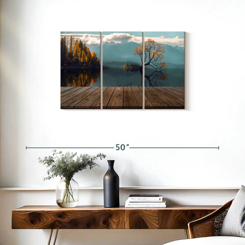 Aletra Tree By The Dock, 20" H x 33" W