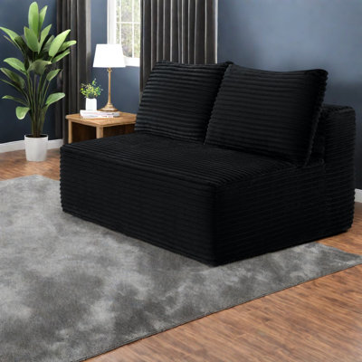 Canapés modulaires à compression, canapé moderne compact en peluche de 57 pouces pour la maison