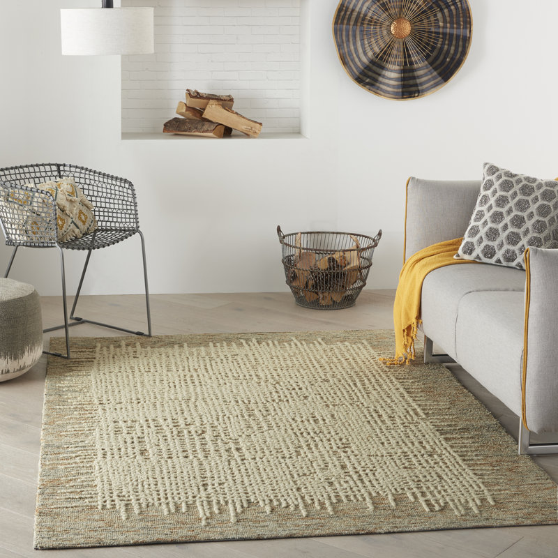 Maroun Abstract Hand Woven Area Rug, Rectangle 160 x 221cm