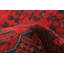 Tapis de la zone en laine rouge 5 pi 1 po x 6 pi 6 po à la main one-of-kind-noué la 2010s esari turque Allaina