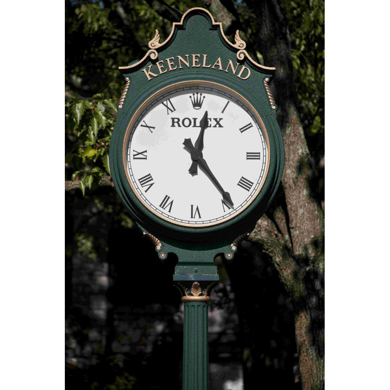 Horloge Keeneland - Photographie sur toile tendue, H 18 po x l 12 po