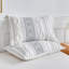 Ensemble de housse de couette Soft Shabby Elegance Boho Literie Ensembles d'édredon capitonné noir et blanc-106270375