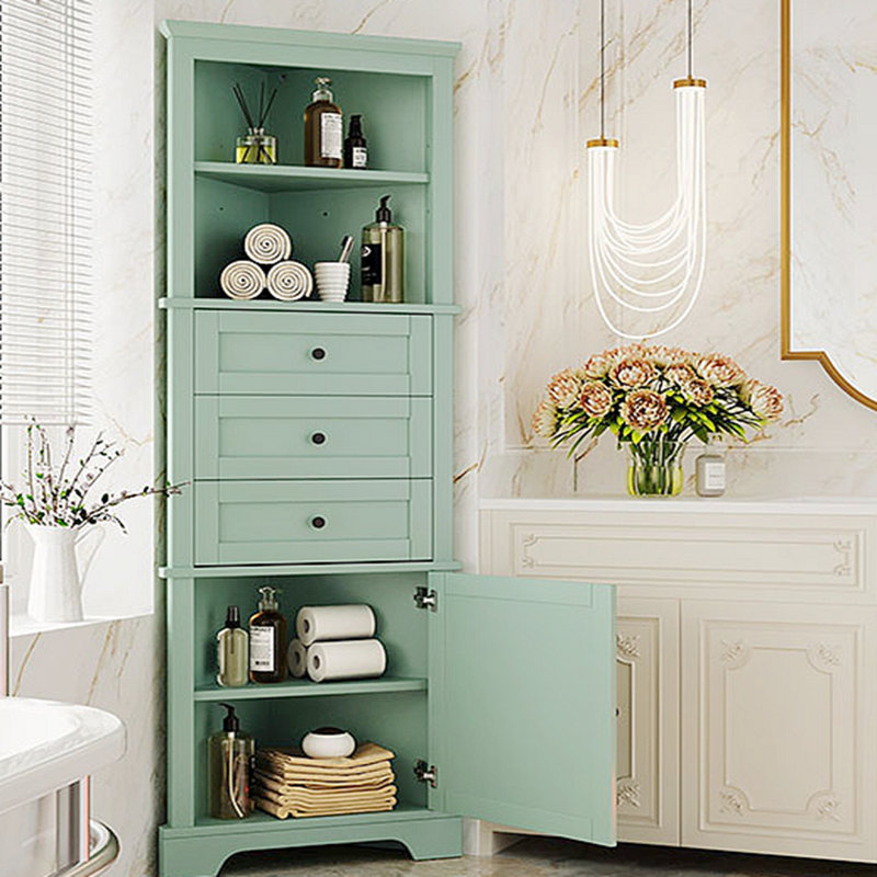 Armoire haute verte Triangle