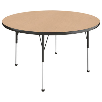 Table ronde à hauteur réglable