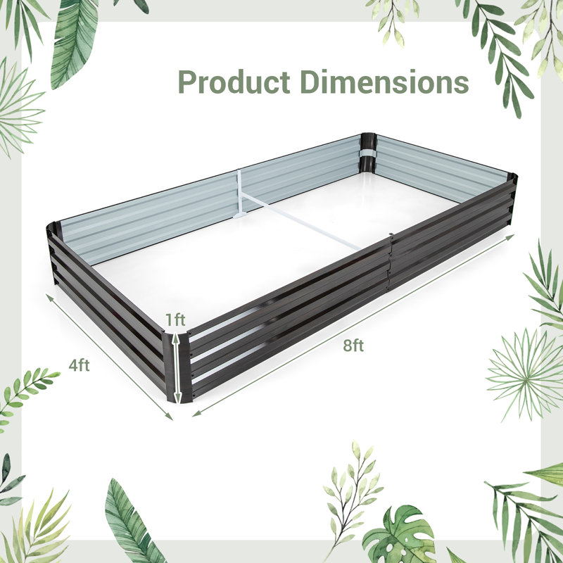 Sarin Metal Raised Garden Bed