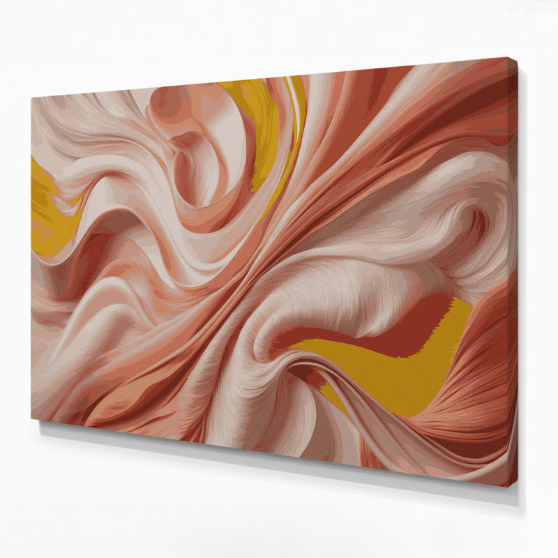 Art mural sur toile Lyrical Abstraction 79, H 20 po x l 24 po
