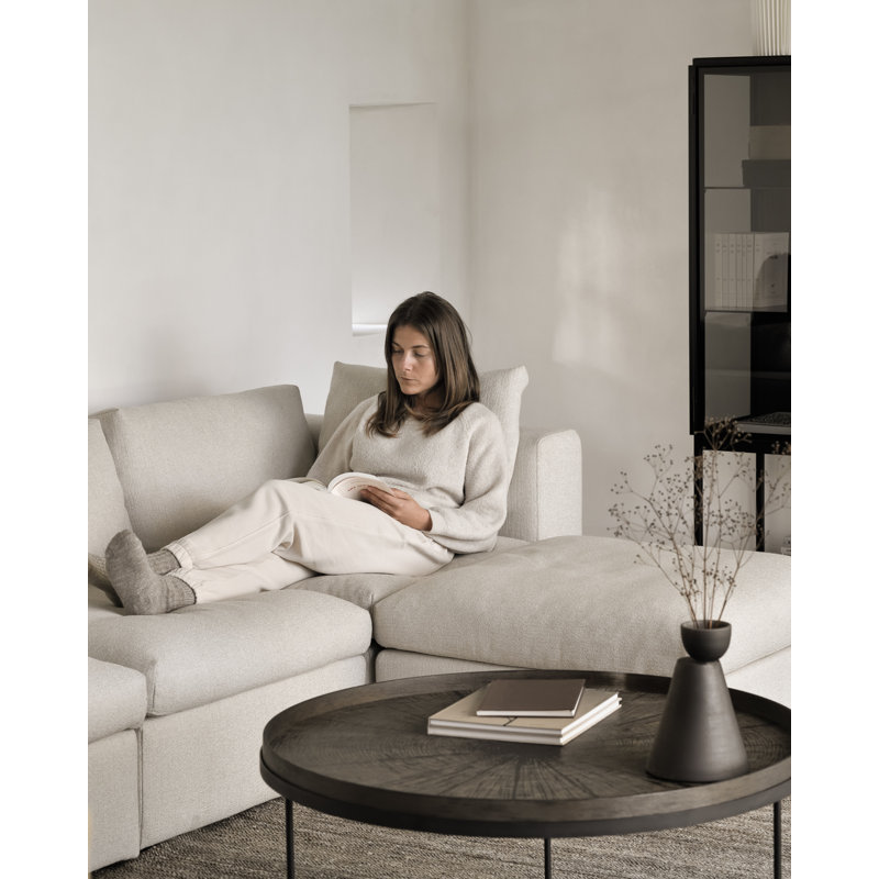 Mellow Square Ottoman, Off White