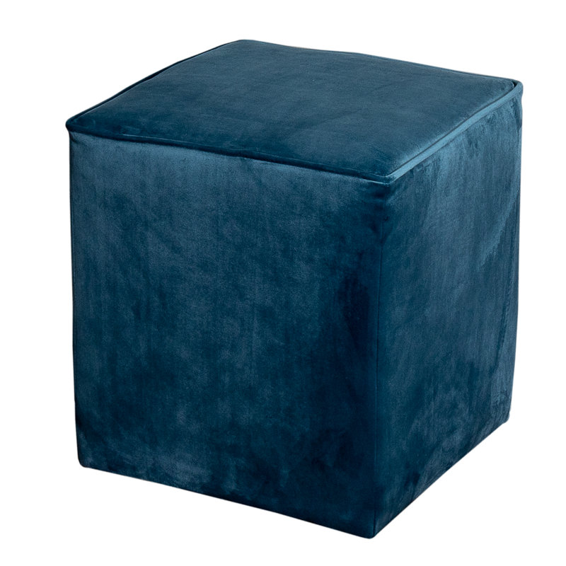 Boroughbridge Upholstered Ottoman, Blue