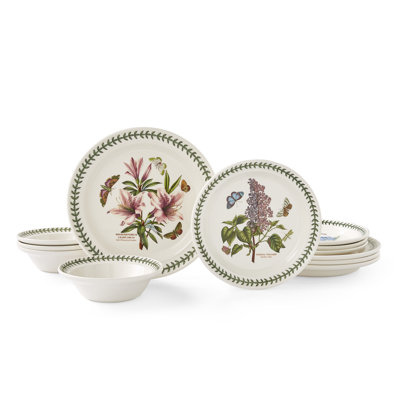 Botanic Garden 12 Piece Dinnerware Set