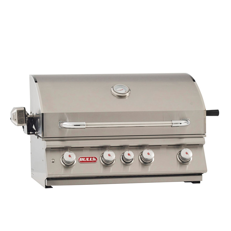 Barbecue au gaz encastré 4 brûleurs Bull Outdoor Products - propane liquide Angus, Propane liquide