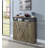Bevil Industrial Rectangular 1-Drawer Server in Rustic Oak