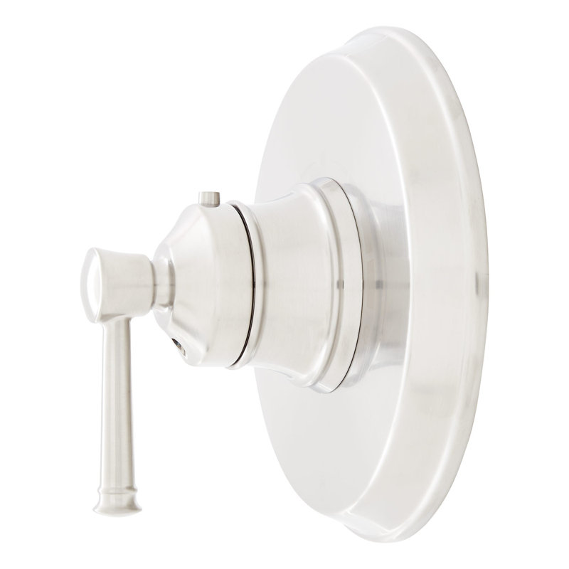 Beasley Thermostatic Shower Set with 0.75” Valve, 0.75", Nickel brossé