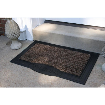 Non-Slip Geometric Outdoor Doormat