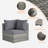 Wicker 6 - Person Patio Conversation Set with Cushions-97637279-96004905