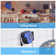 DURHAND 50Ft Retractable Cord Reel Industrial Extension Cord 3 Grounded Outlets Adapter Ceiling Or Wall Mount