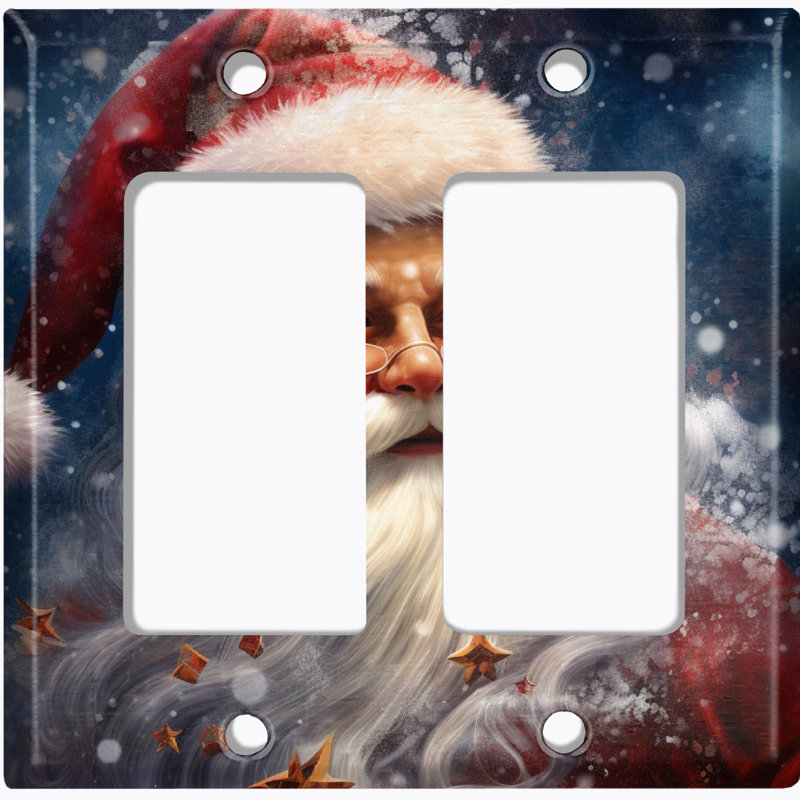 No Subject 2 - Gang Toggle Light Switch Standard Wall Plate