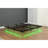 Metal King Size Bed Frame With Led - Quick Assembly, Space Design Lights Platform Metal, Noise- Sleep, Bedroom