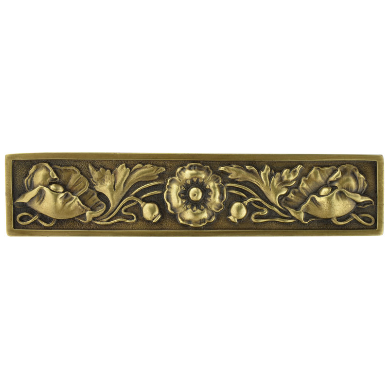 English Garden Bar / Handle Pull, Antique Brass