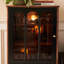 Vitrine de style français avec rangement rétro