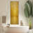 Radiant Gold Light Over Peaceful Waterline Vertical Wall Art - Large Framed Canvas Master Bedroom Wall Art Print-682609376-682609377