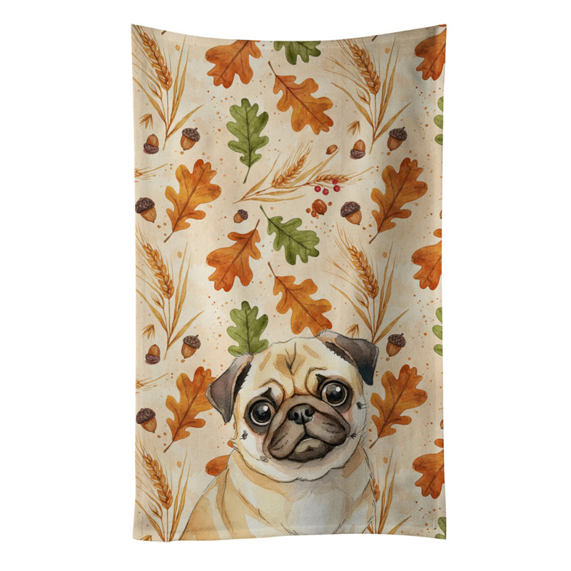 Serviette de cuisine Fawn Pug, Fug Pug