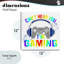Plaque murale arc-en-ciel «Hear Hear Don't Hear You» par Kim Allen