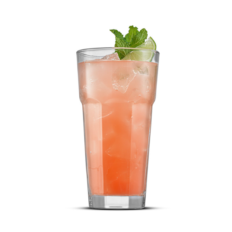 Tall Faceted Drinking Glasses  - Basics by Wayfair™