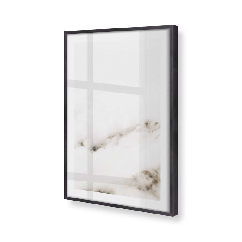 «Hazy Horizons I», reproduction, H 25,25 po x l 19,25 po x P 1,25 po, Cadre en zinc patiné