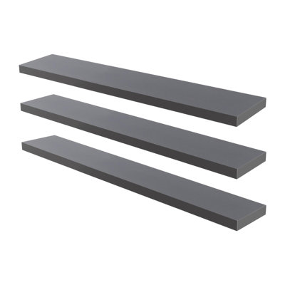 Harbour Housewares - Modern Floating Wall Shelves
