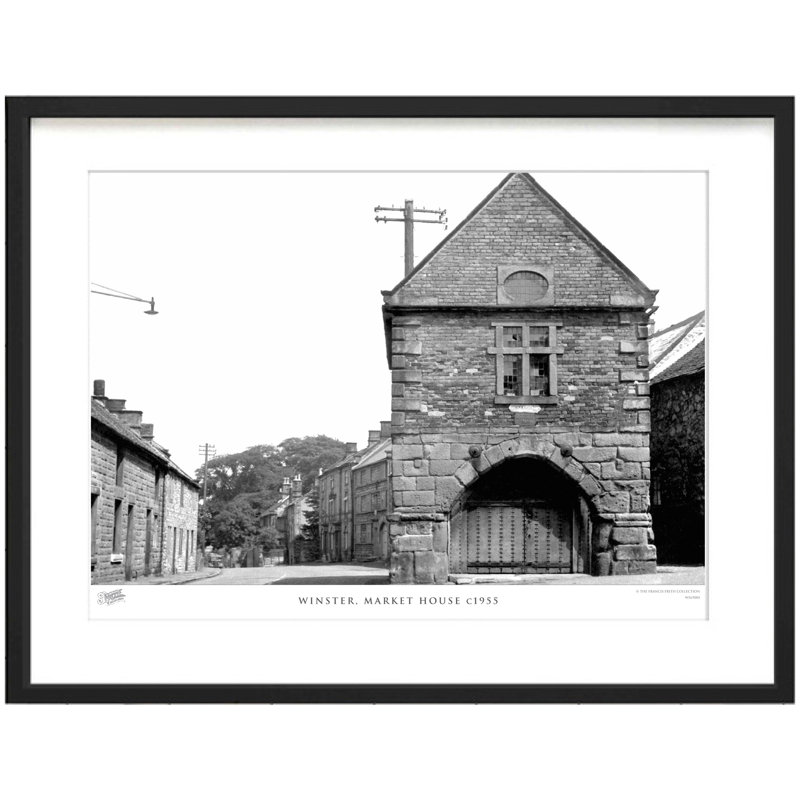 Winster, Market House C1955 - Single Picture Frame Print, 28cm H x 36cm W x 2.3cm D