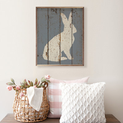 Sitting Bunny Blue